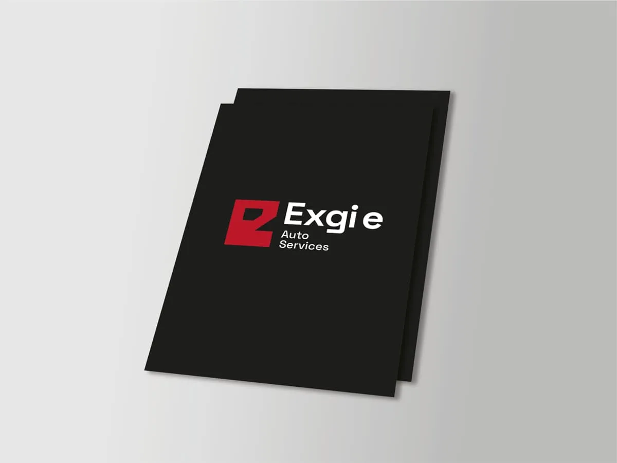 A wood-free paper car mat printed in two colours